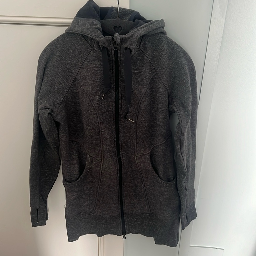 Athleta full zip long fleece brushed